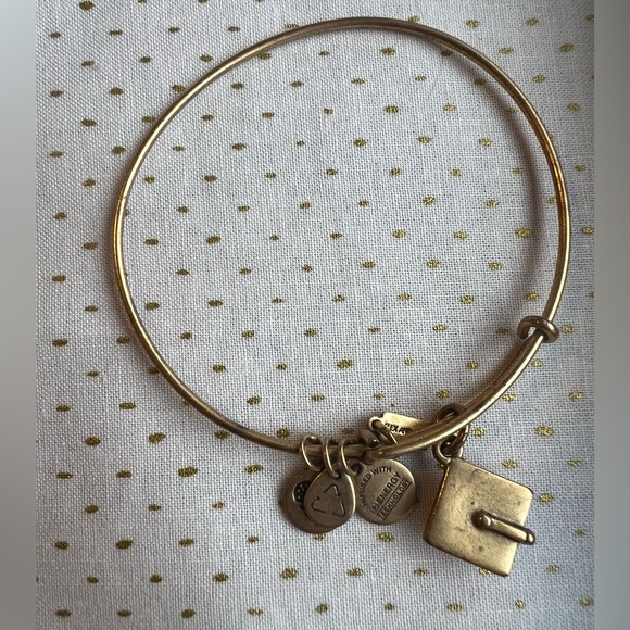 Graduation Cap Gold Bangle | Grad Alex and Ani - Picture 3 of 4